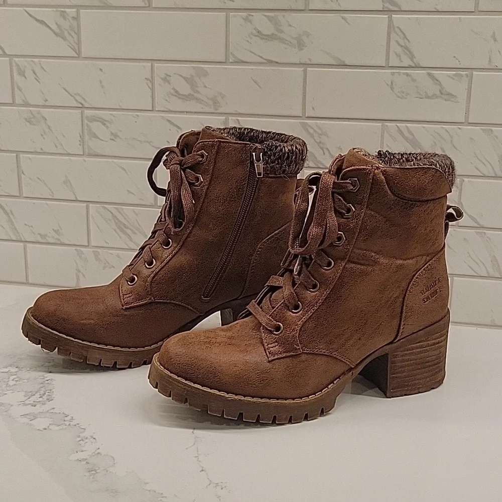 Softmoc Topanga Ankle Boots Brown Size EU 38 US 7 - Picture 11 of 11
